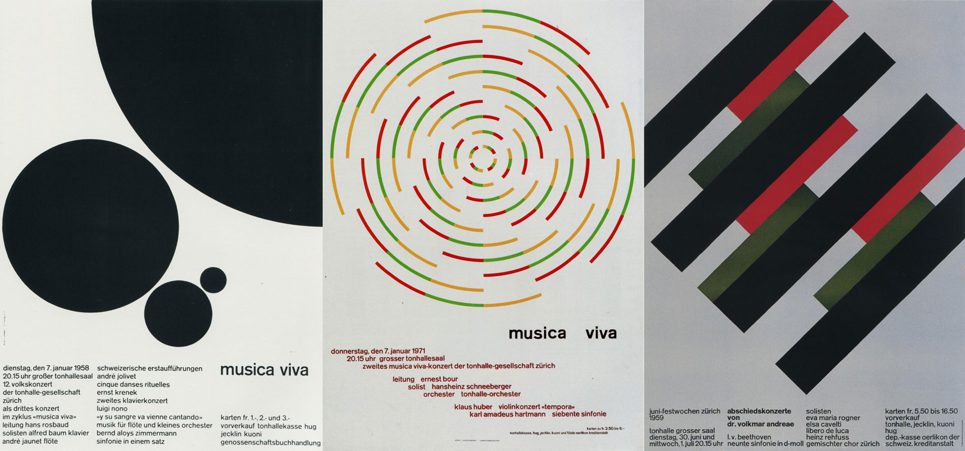 World Design Day 2017 - Josef Müller-Brockmann - Viva Musica poster series