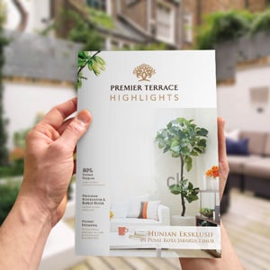 Premier Terrace brochure design - how to decide between flyer, brochure and booklet